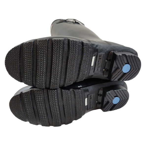 NWT!!! HUNTER BOOTS ORIGINAL TALL GLOSS BLACK - Picture 4 of 10